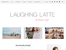 Tablet Screenshot of laughinglatte.com